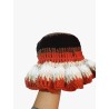 Crochet ruffle bucket hat